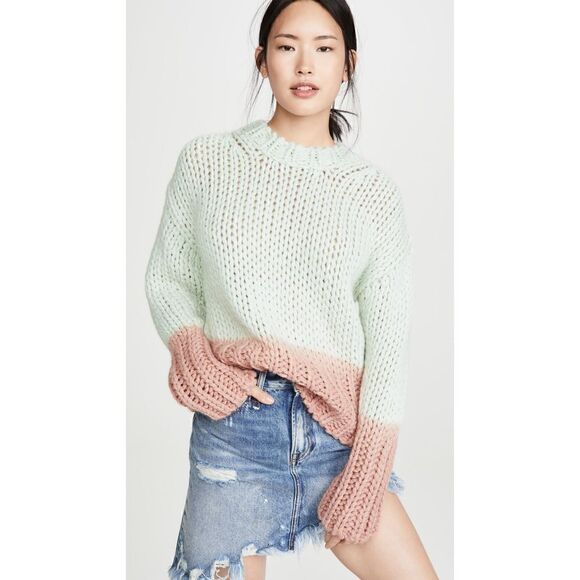 NWT ACNE STUDIOS Kirene Dip Dye Sweater - Picture 1 of 12